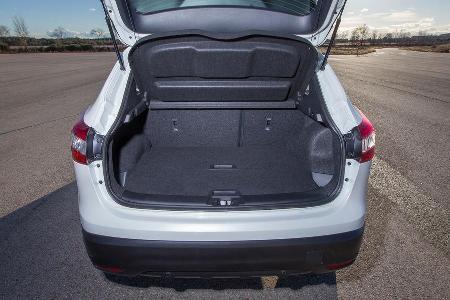 Nissan Qashqai, Kofferraum, Heckklappe