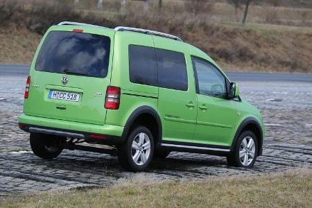 VW Caddy, Heckansicht