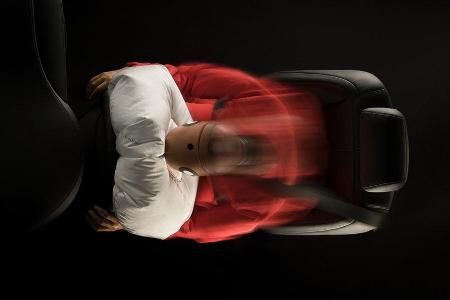 Airbag, Crashtest, Fahrer-Airbag Airbag, Crashtest, Fahrer-Airbag
