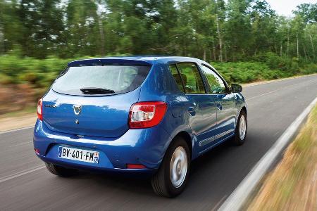 Dacia Sandero, Heckansicht