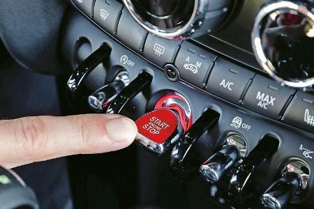 Mini Cooper S, Motorstart, Kippschalter