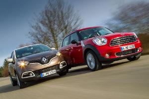 Renault Captur und Mini Countryman