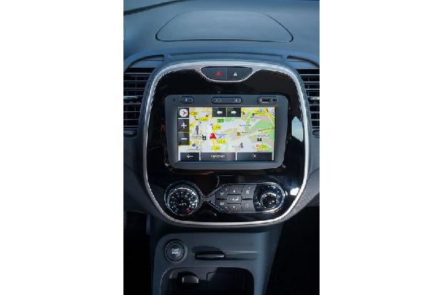 Renault Captur dCi 90, Navi, Mittelkonsole