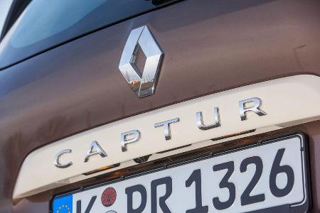 Renault Captur dCi 90, Schriftzug, Heck