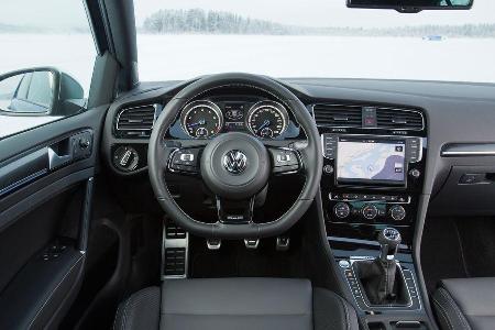 VW Golf R, Cockpit, Lenkrad