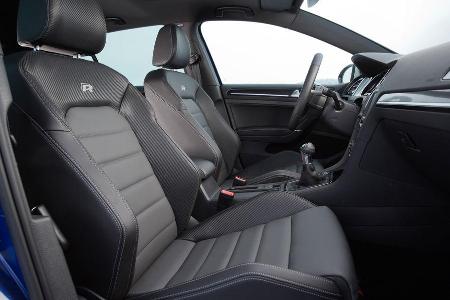 VW Golf R, Cockpit, Sitze