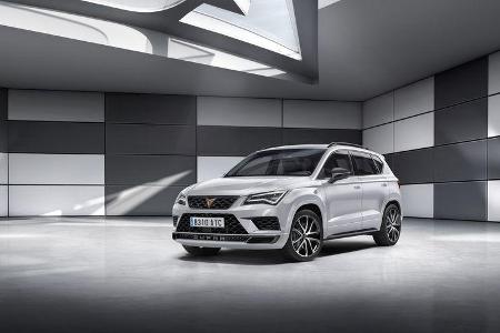 Von 0 auf 100 km/h spurtet der Cupra Ateca in 5,4 Sekunden. Maximal 245 km/h schnell wird der Power-SUV.