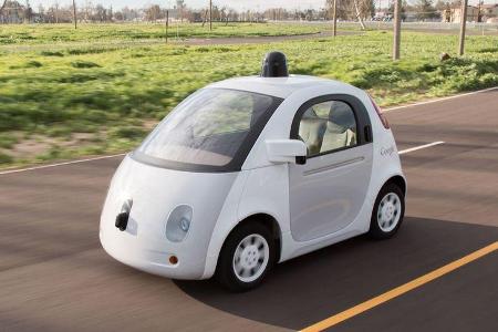 Und in diesem Look sammelt das Google-Auto aktuell fleißig Testkilometer.