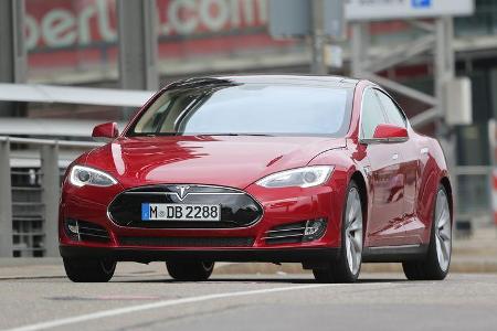 Tesla Model S, Frontansicht