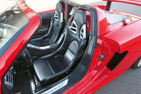 Porsche Carrera GT, Fahrersitz