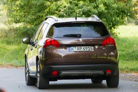 Peugeot 2008 e-HDi 115, Heckansicht