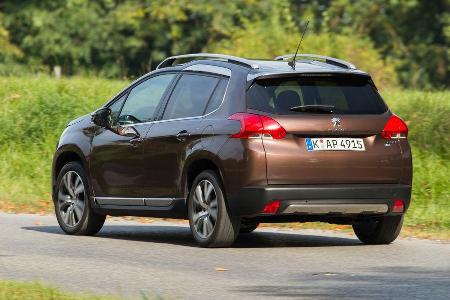 Peugeot 2008 e-HDi 115, Heckansicht