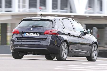 Peugeot 308 e-HDi 115, Heckansicht