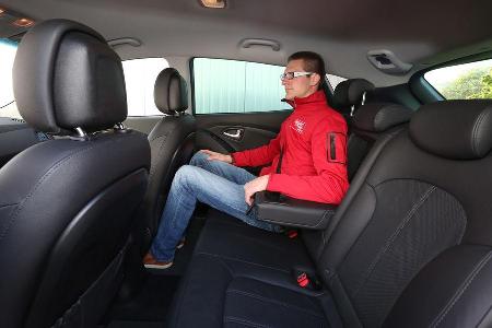 Hyundai ix35 2.0 GDI 4WD, Fondsitz, Beinfreiheit