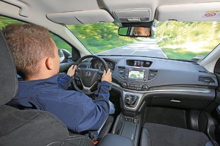Honda CR-V 1.6 i-DTEC 2WD, Cockpit, Fahrersicht
