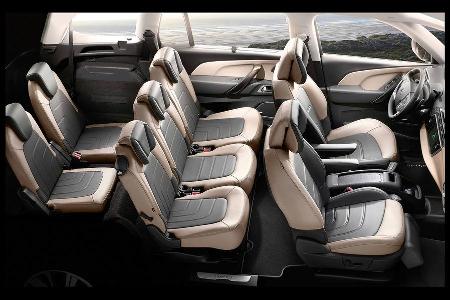 Citroen Grand C4 Picasso, Innenraum, Fond