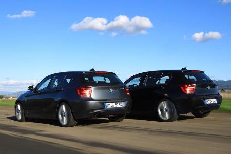 BMW 125i, BMW 125d, Heckansicht