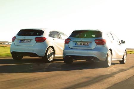 Mercedes A 250, Mercedes A 220 CDI, Heckansicht