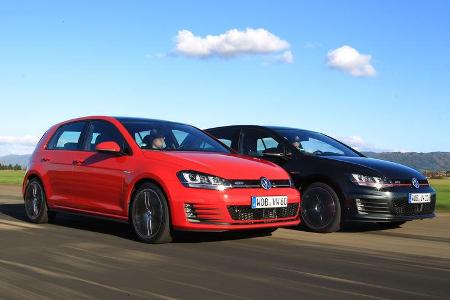 VW Golf GTI Performance, VW Golf GTD, Frontansicht