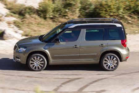Skoda Yeti 2.0 TDI 4x4, Seitenansicht