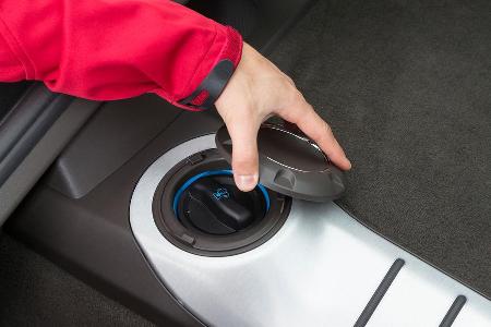 Porsche Cayman, Nachfllstutzen