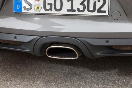 Porsche Cayman, Auspuff, Endrohr