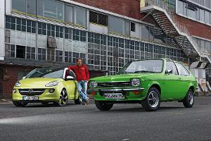 Opel Kadett City 1200 und Opel Adam 1.4 Jam