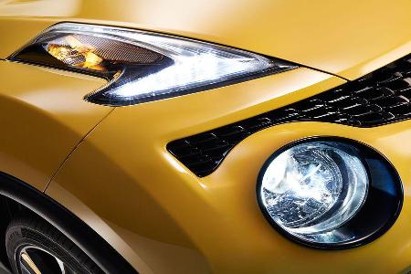 03/2014, Nissan Juke Facelift Genf, Scheinwerfer