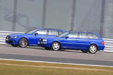 Audi Avant RS2, Audi RS4 Avant, Seitenansicht