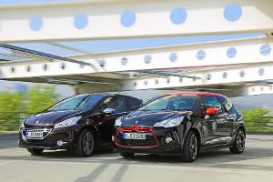 Citroën DS3 155 und Peugeot 208 XY im Fahrbericht