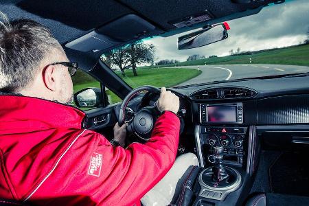 Novidem-Toyota GT86, Cockpit, Fahrersicht