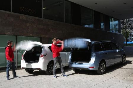 Citron Grand C4 Picasso e-HDi 115, Toyota Verso 1.6 D-4D Life, Heckklappe