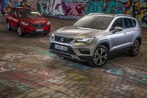 Seat Ateca 1.4 TSI gegen Mazda CX-5 2.0 G 165