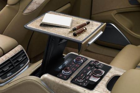 Audi A8, Mittelkonsole, Tisch