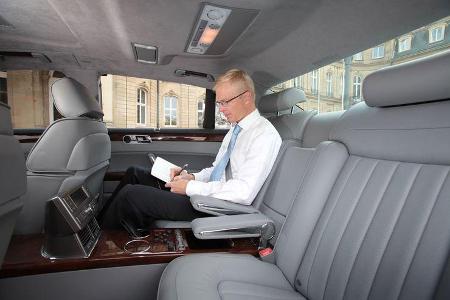 VW Phaeton, Fond, Innenraum, Einzelsitze