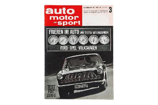 Fiat 2300 S Coup, auto motor und sport Cover