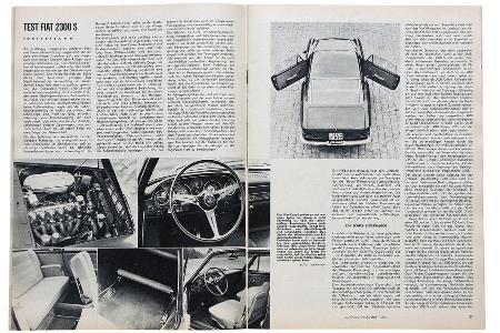 Fiat 2300 S Coup, alter Testbericht