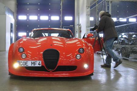Wiesmann GT MF4-CS, Frontansicht, Khlergrill