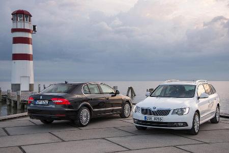 Skoda Superb Combi, Frontansicht
