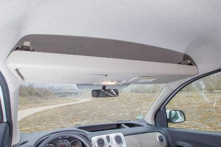 Dacia Dokker dCi 90 Eco2, Himmel, Rckspiegel