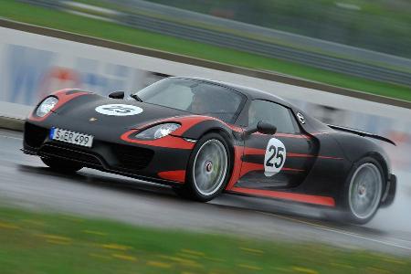 Porsche 918 Spyder, Seitenansicht