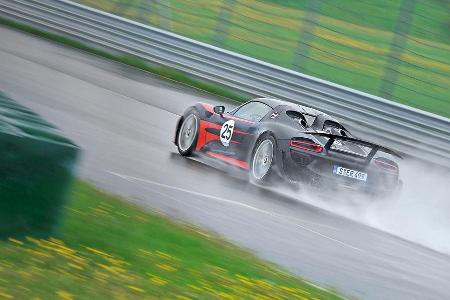 Porsche 918 Spyder, Heckansicht