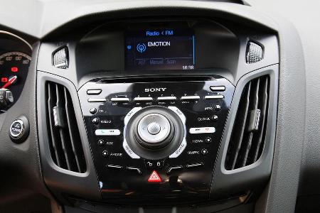 Ford Focus ST, Mittelkonsole, Bordcomputer