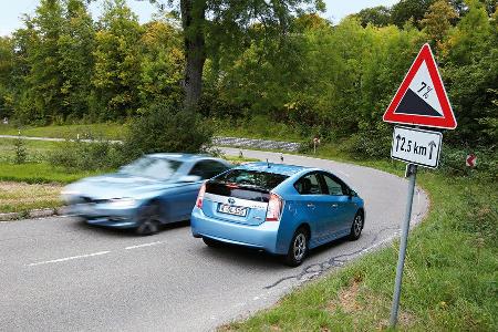 BMW Active Hybrid 3, Toyota Prius Plug-in Hybrid, Seitenansicht