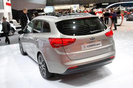 Kia Cee'd sw, Automobilsalon Genf 2012, Messe