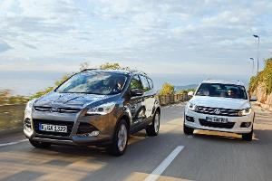 Fahrbericht Ford Kuga und VW Tiguan