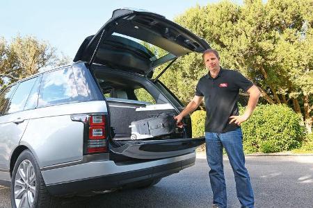 Range Rover, Kofferraum, Heckklappe