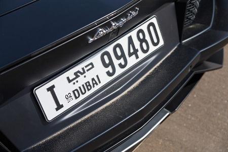 Lamborghini Aventador LP 700-4, Nummerschild