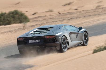 Lamborghini Aventador LP 700-4, Heckansicht