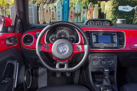 VW Beetle Cabriolet, Cockpit, Lenkrad